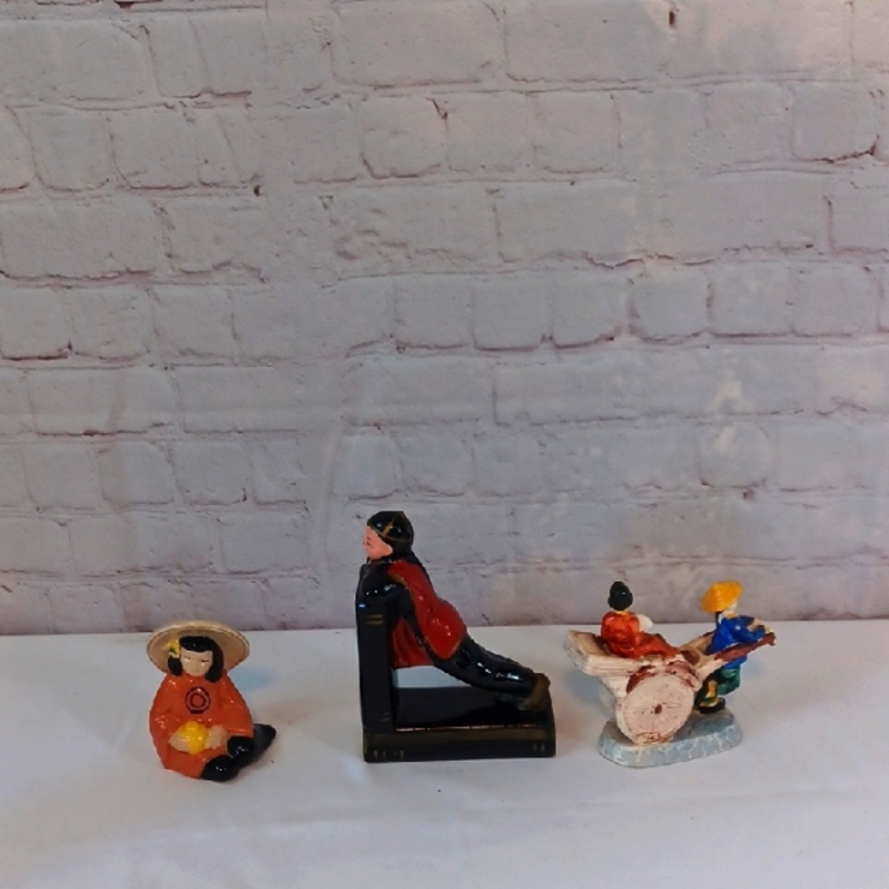 Vintage Ceramic Figurines Set